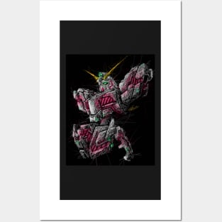 Gundam unicorn Posters and Art